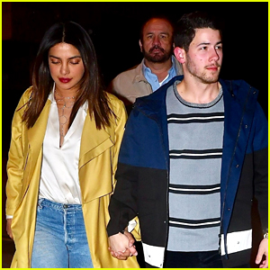 Nick Jonas Enjoys a Date Night with Wife Priyanka Chopra