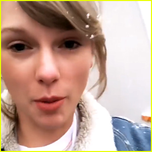 Taylor Swift Is So Happy on the Set of 'Cats'!