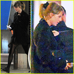 Taylor Swift Keeps It Chic While Hitting the Recording Studio!