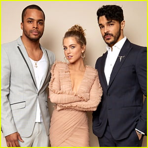 Anne Winters Stuns at 'Grand Hotel' TCA Panel with Chris Warren