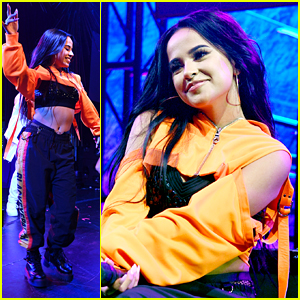Becky G Gets Lost In The Music at Sony's Campaign Finale in NYC