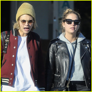 Cara Delevingne Grabs Lunch with Ashley Benson in WeHo