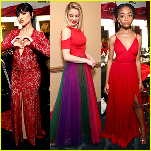 Chloe Lukasiak, Becky G, Skai Jackson & More Get Ready for the Red Dress Collection Fashion Show 2019