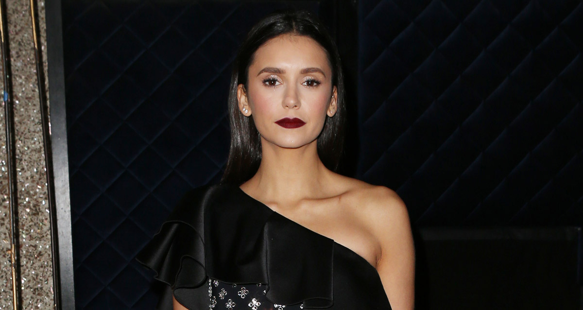 princess polly baby blue dress Nina Dobrev Shows Off Her Style at Hollywood Beauty Awards 2019