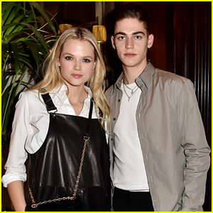 After's Hero Fiennes Tiffin Meets Up with Gabriella Wilde at Ferragamo Dinner