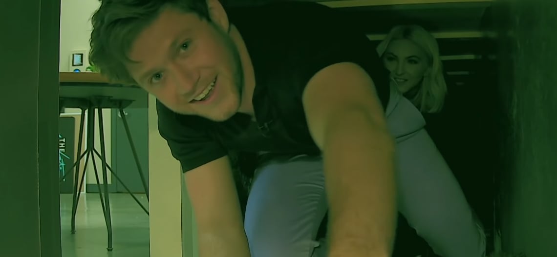 Niall Horan Tries to Get Out of Escape Room with Julia Michaels – Watch Here!