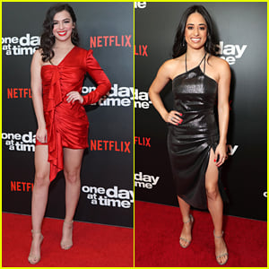 Jeanine Mason Steps Out To Support Isabella Gomez at 'One Day At A Time' Season 3 Premiere
