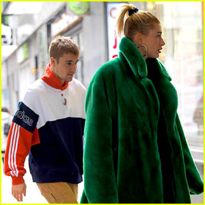 Justin & Hailey Bieber Spend the Day Together in NYC