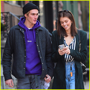 Kaia Gerber Spends Time with Brother Presley in NYC