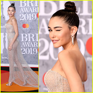 Madison Beer Wears Completely Sheer Dress To BRIT Awards 2019