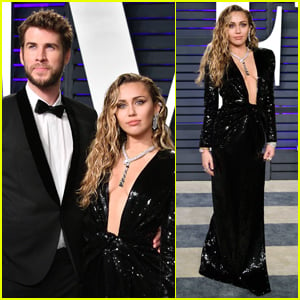 Miley Cyrus & Liam Hemsworth Step Out for Oscars 2019 Party!