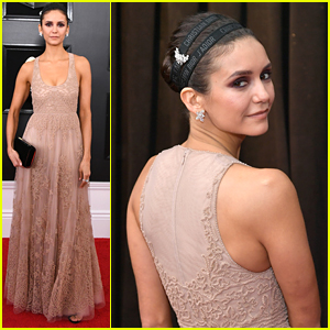 Nina Dobrev Looks Drop Dead Gorgeous in Dior at Grammys 2019