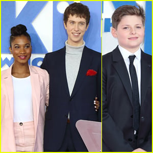 Rhianna Dorris & Angus Imrie Premiere 'The Kid Who Would Be King' in London