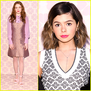 Sadie Sink Joins Addison Riecke Front Row at Kate Spade New York's NYFW Show