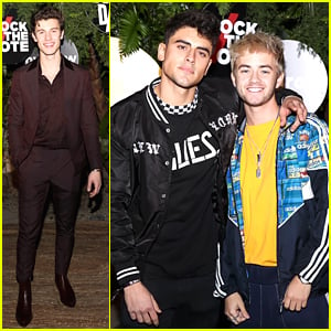 Shawn Mendes & Jack & Jack Attend Island Records Pre-Grammys Event