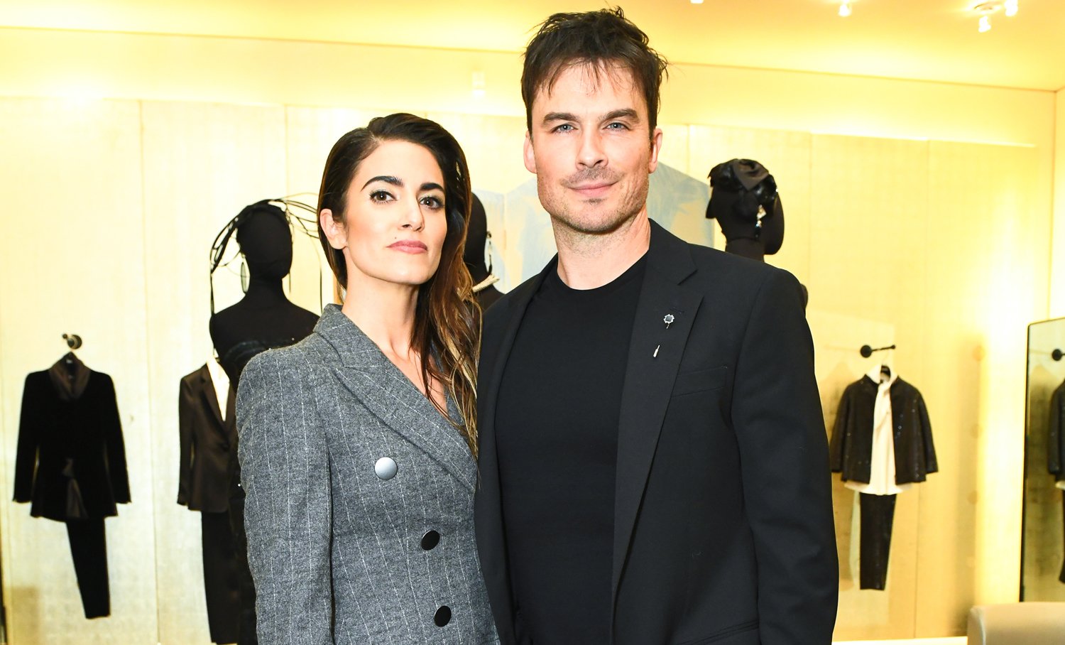 Ian Somerhalder Looks So Suave at Armani Party with Nikki Reed! 2019