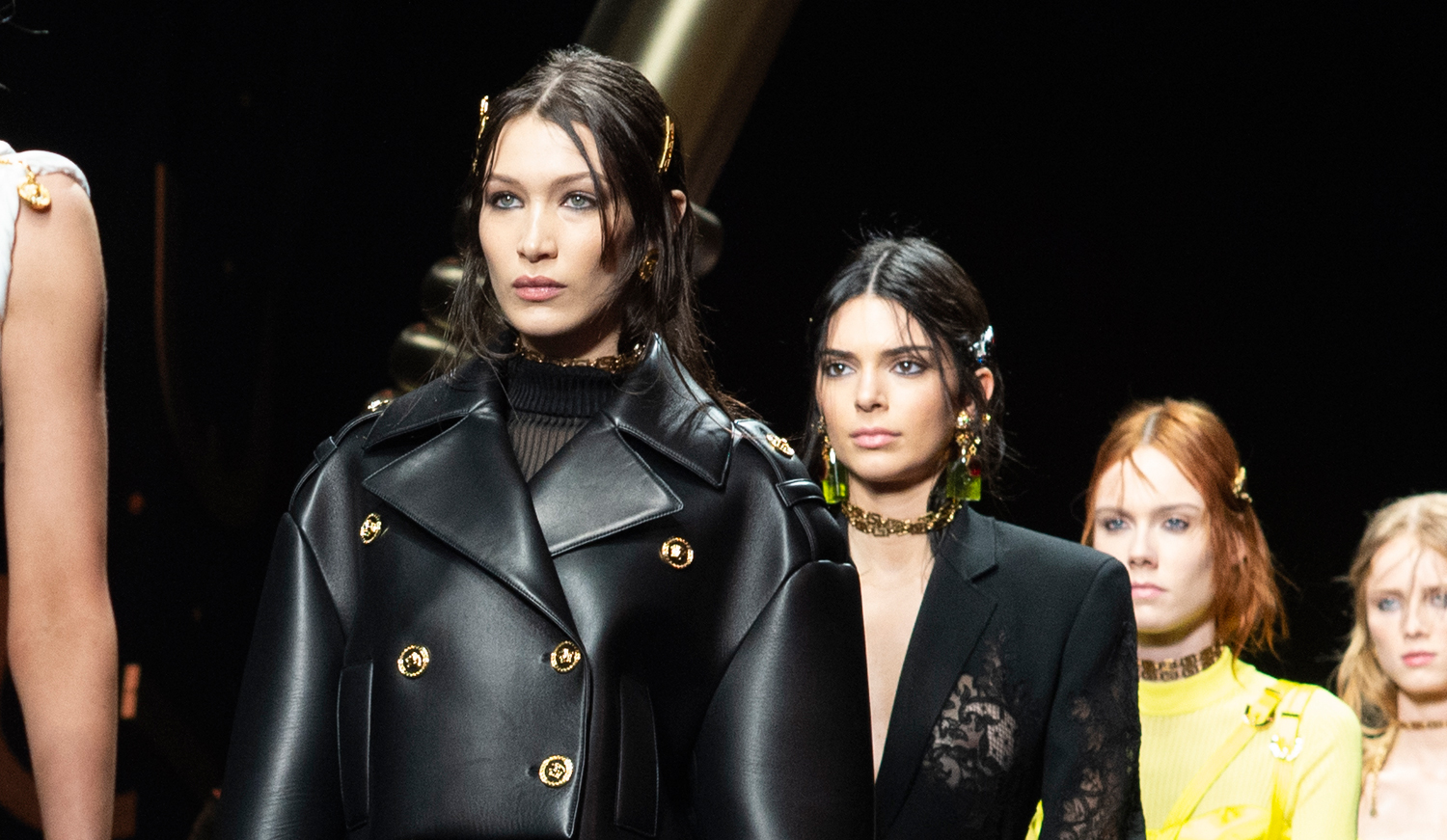 Bella Hadid & Kendall Jenner Walk the Versace Runway in Milan | Bella ...