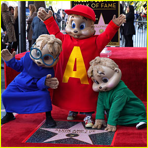 Alvin & The Chipmunks Receive Star On The Hollywood Walk of Fame!