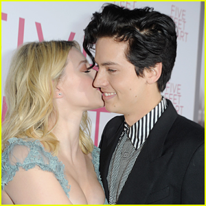 Lili Reinhart Gives Cole Sprouse a Sweet Kiss at 'Five Feet Apart' Premiere