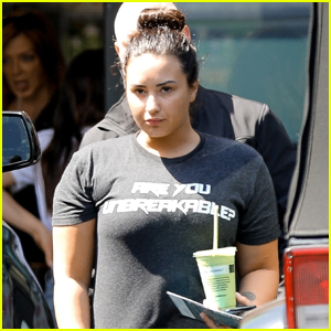 Demi Lovato Works Up a Sweat in L.A.