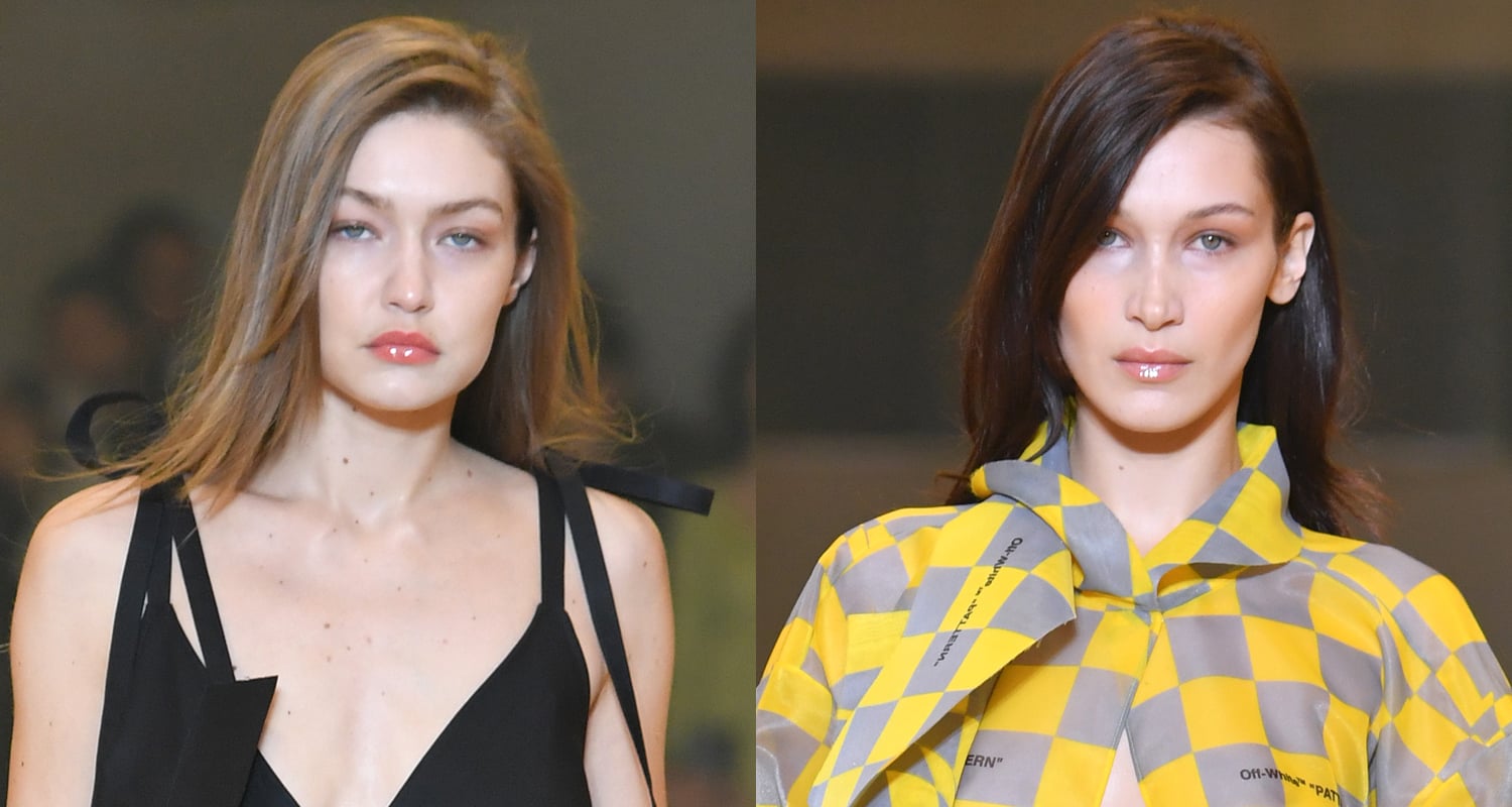 Gigi & Bella Hadid Look So Hot During Off-White Fashion Show!