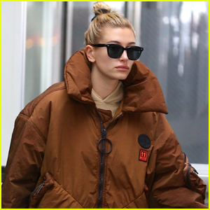 Hailey Bieber Jets Home to New York City