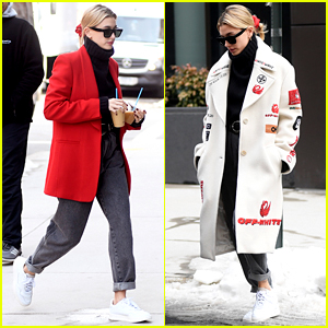Hailey Bieber Has a Stylish Day Stepping Out in the Big Apple