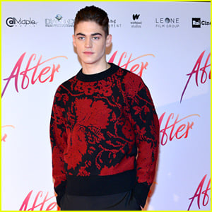 Hero Fiennes-Tiffin Steps Out in Style While Promoting 'After' in Italy