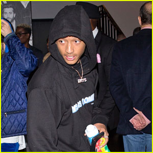 Jaden Smith Promotes Upcoming Album 'Erys' With Name Plate Necklace