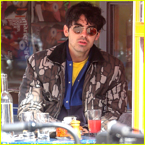 Joe Jonas Gets Some Fresh Air While Enjoying a Solo Lunch