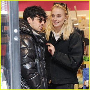 Joe Jonas Goes Out Shopping with Sophie Turner