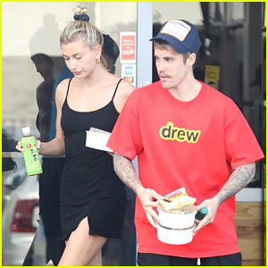 Justin & Hailey Bieber Spend a Casual Saturday Together