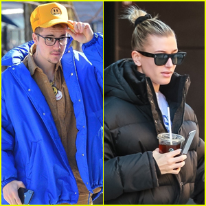 Justin & Hailey Bieber Step Out for the Day in New York City