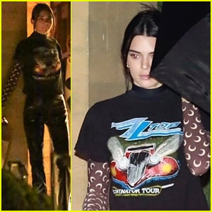 Kendall Jenner Wears Crescent Moons on Her Sleeves for Night Out With Caitlyn