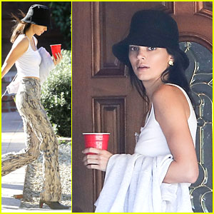 Kendall Jenner Wears Snake Skin Pants to Kanye West's Church Service