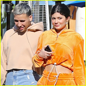 Kylie Jenner Lets Out a Smile While Enjoying a Lunch Date