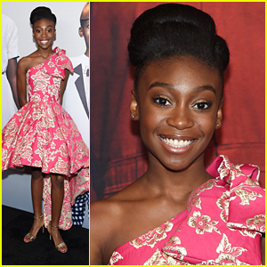 Shahadi Wright Joseph Wows In Pink Dress at 'US' Premiere in NYC