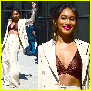 Sydney Park Does a Little Dance In Between 'Perfectionists' Promos in NYC