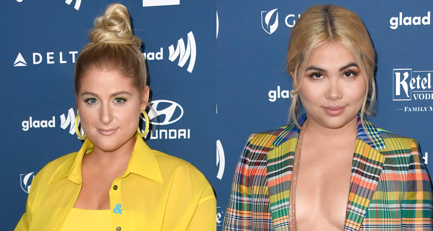 Meghan Trainor & Hayley Kiyoko Look So Pretty at GLAAD Media Awards 2019