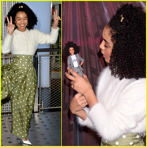 Yara Shahidi Rings in Barbie's 60th Anniversary at the Empire State Building!