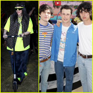 Dylan Minnette, Billie Eilish & More Stop By YouTube Music's Coachella Lounge