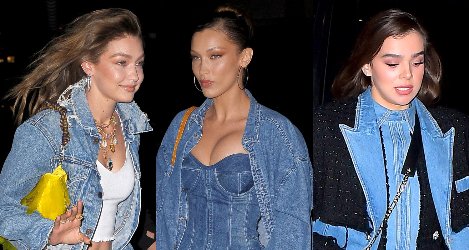 Gigi Hadid Dons Double Denim For Her Star-Studded Birthday Bash ...