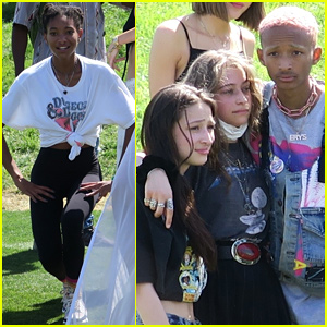 Jaden Smith & Sister Willow Spend Easter Sunday at Coachella!