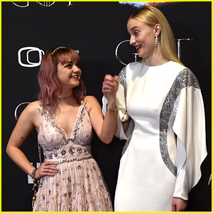 Maisie Williams & Sophie Turner Share Sweet Moment at 'Game of Thrones' Premiere in Ireland