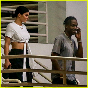 Kylie Jenner & Travis Scott Step Out in Matching Sneakers!