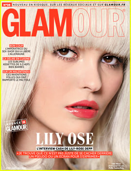 Lily-Rose Depp Switches Up Her Look For 'Glamour Paris'