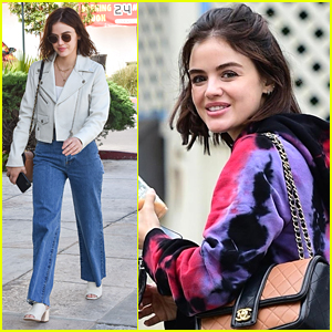 Lucy Hale Steps Out For Easter Sunday in Chic Look
