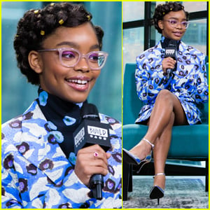 Marsai Martin Steps Out in Style to Promote 'Little' in NYC