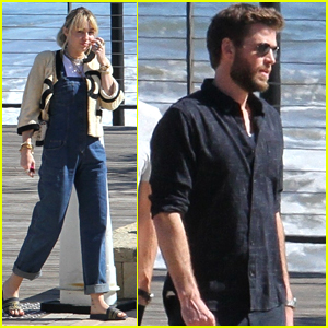 Miley Cyrus Joins Liam Hemsworth & Family Members for Malibu Lunch Date