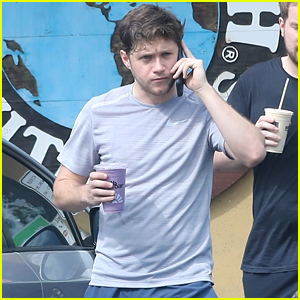 Niall Horan Picks Up a Smoothie After His Workout